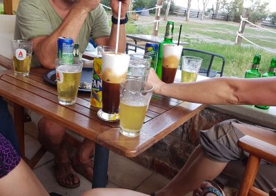 Abschlussrunde am Campingplatz