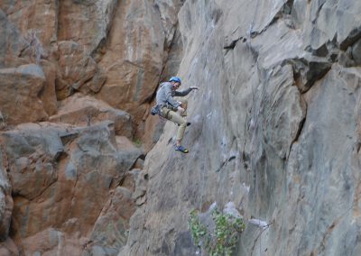 Robert im Flug auf "Paranoia" (El Rio)